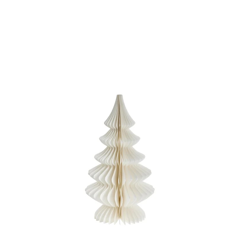 Poelle Dekoration H25 cm. gebrochenes weiss