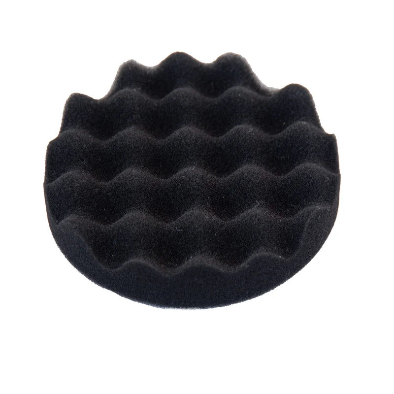 6x Polierpads Polierteller Klett Polierschwamm Polierscheibe Aufsatz 125mm Set