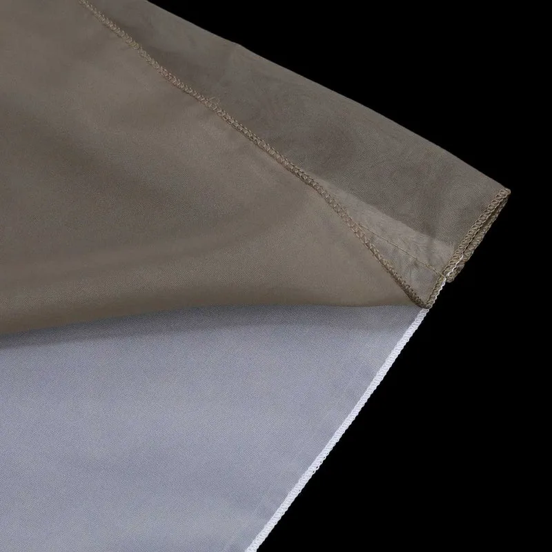 Scheibengardine durch Tunnelzug Voile Bistrogardinen mit Quaste 1 Stück