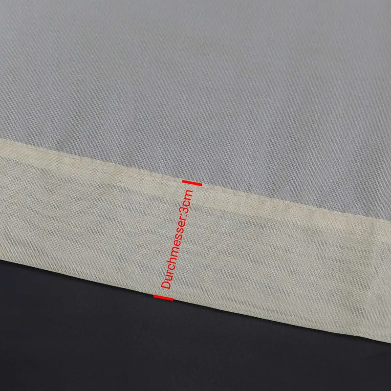 Scheibengardine mit Schmetterlingsdesign Dreiecksabschluss 1 Stück