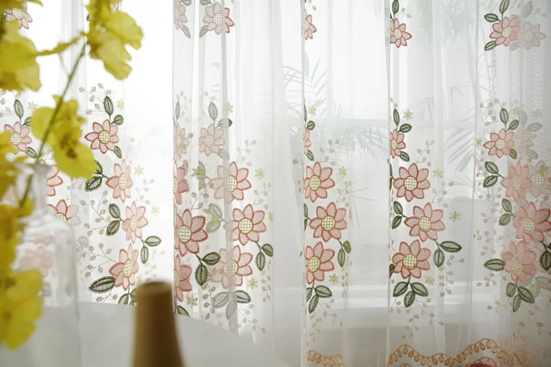 Transparente Blumen, rosa Dekoration