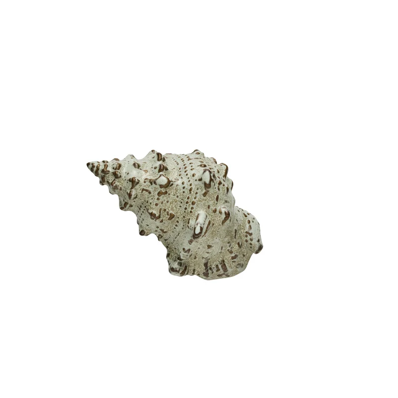Shellille-Dekoration Konkylie D15 H7,5 Leinen