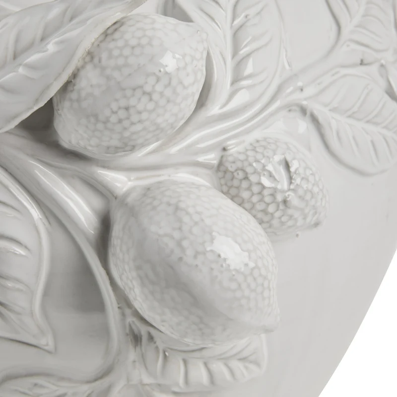 Limone Vase D30,5 H29 Weiß