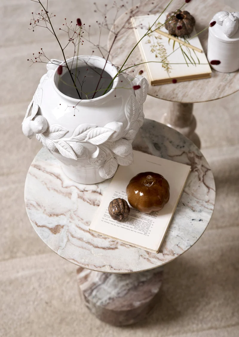 Limone Vase D30,5 H29 Weiß