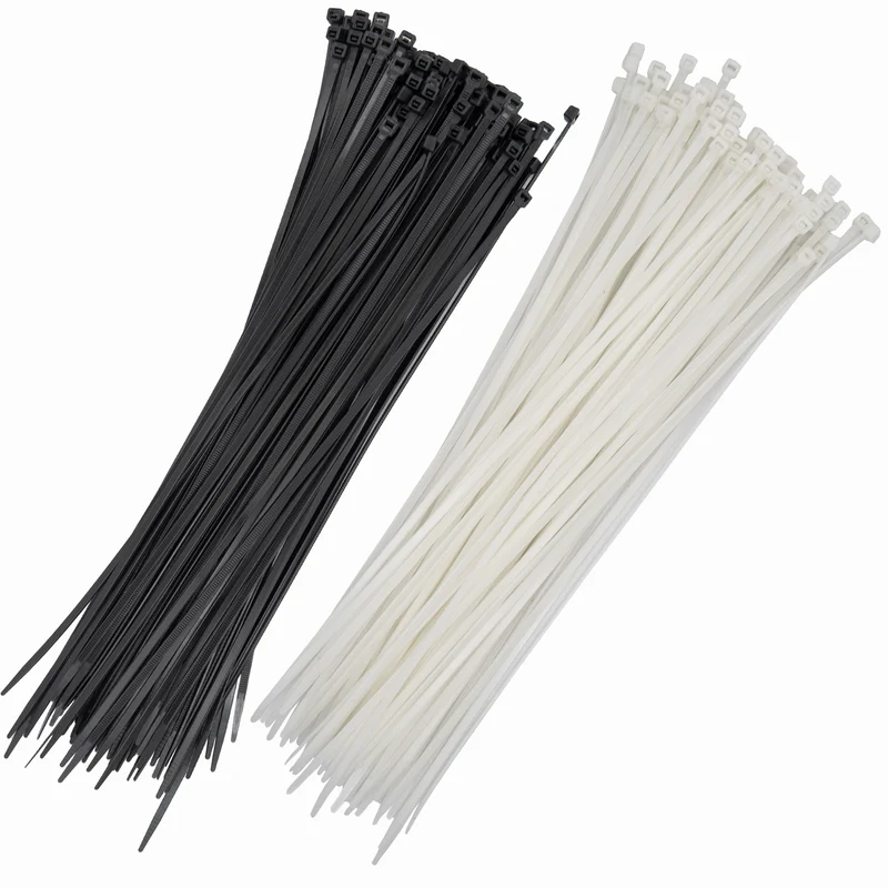 100x Kabelbinder Kabelstrapse Kabelbefestigung Kabelband Kabel Binder Industrie