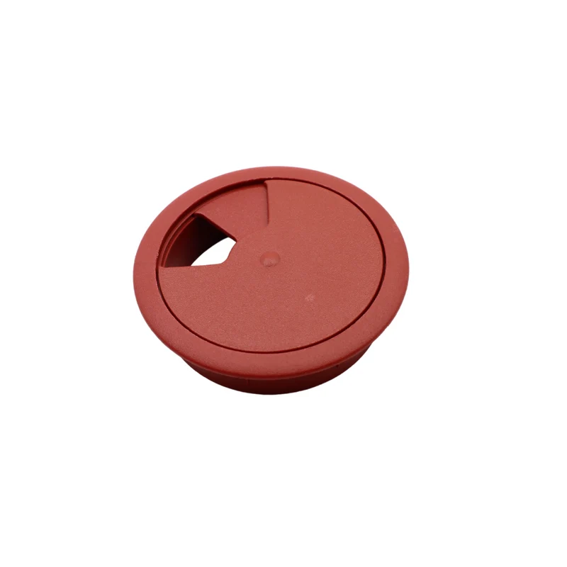 Kabeldurchlass aus Kunststoff Ø60mm, Rotes Holz