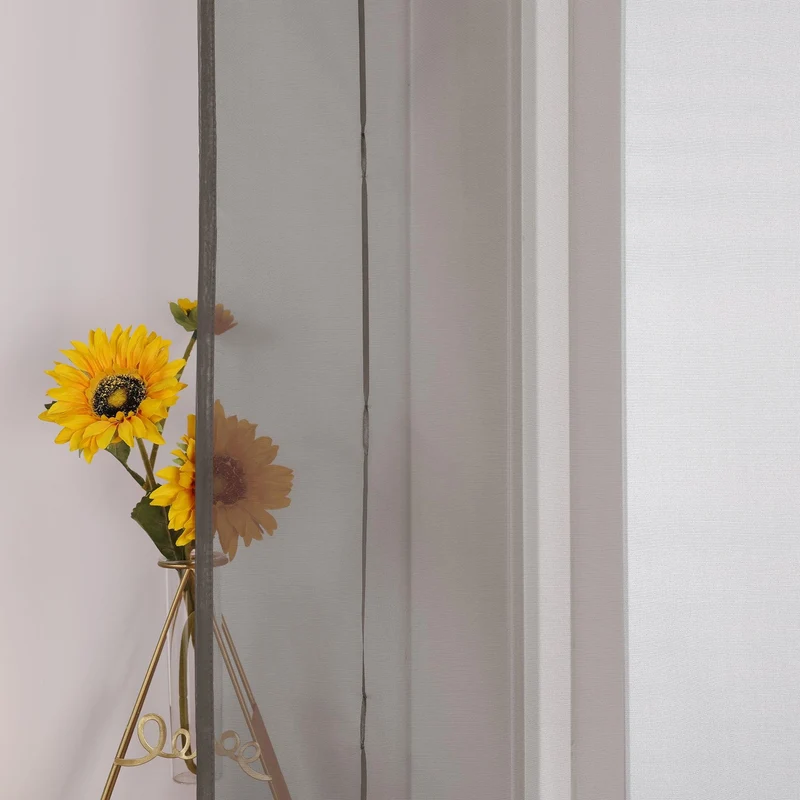 Rollo Kräuselbandgardine Transparente Fensterdeko Luftdurchlässig 1 Stück