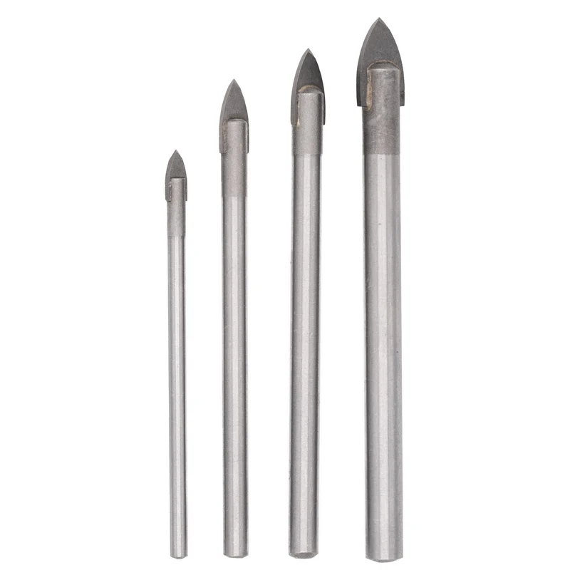 Glasbohrer Fliesenbohrer Keramikbohrer Spiegel Porzellan Bohrer Set 4 tlg.