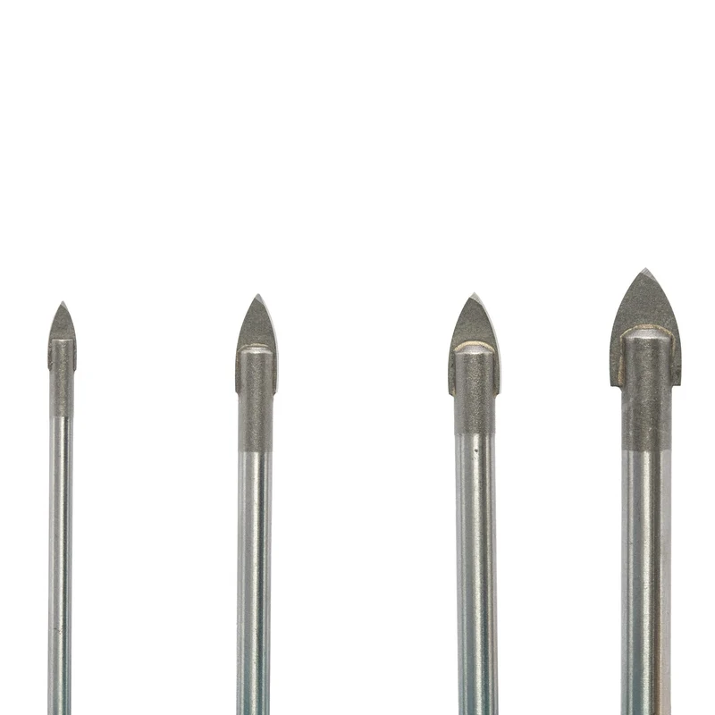 Glasbohrer Fliesenbohrer Keramikbohrer Spiegel Porzellan Bohrer Set 4 tlg.