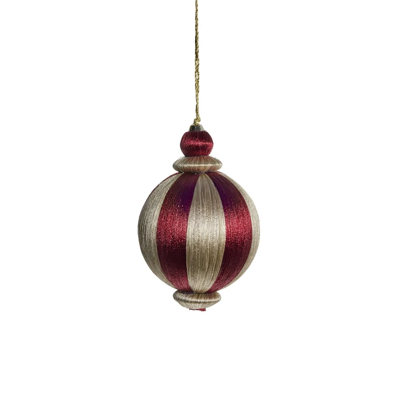 Agnes Dekoration H10 cm. dunkle rot