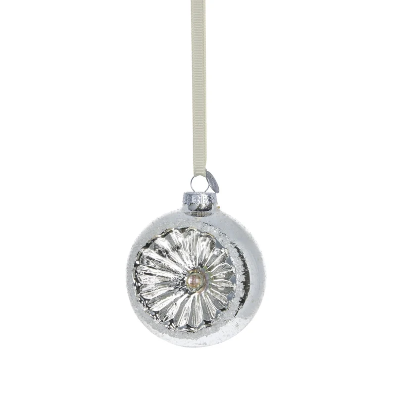 Hevig Dekoration H8 cm. Silber