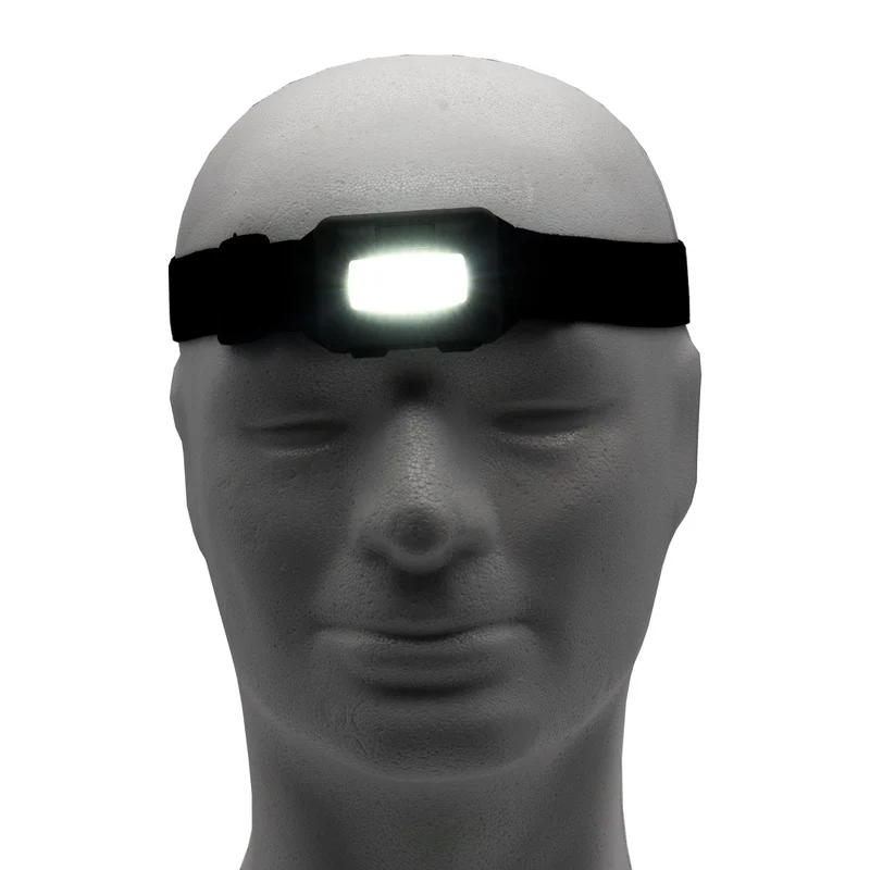 LED Stirnlampe Kopflampe Sport Joggen Fahrrad Laufen Kopf Stirn Lampe COB LED