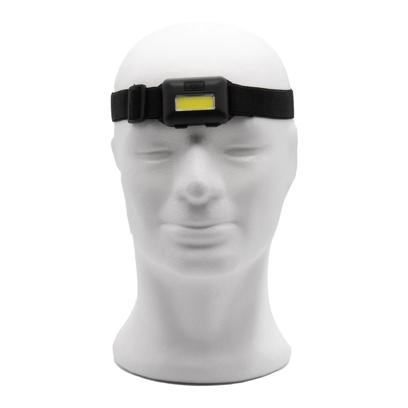 LED Stirnlampe Kopflampe Sport Joggen Fahrrad Laufen Kopf Stirn Lampe COB LED