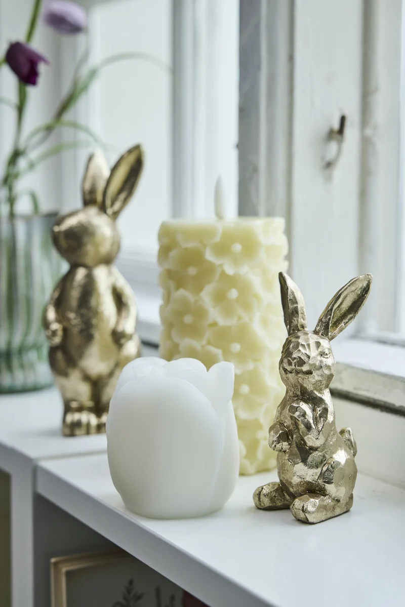 Sesinia Hasen-Dekoration H20,5 L. Gold