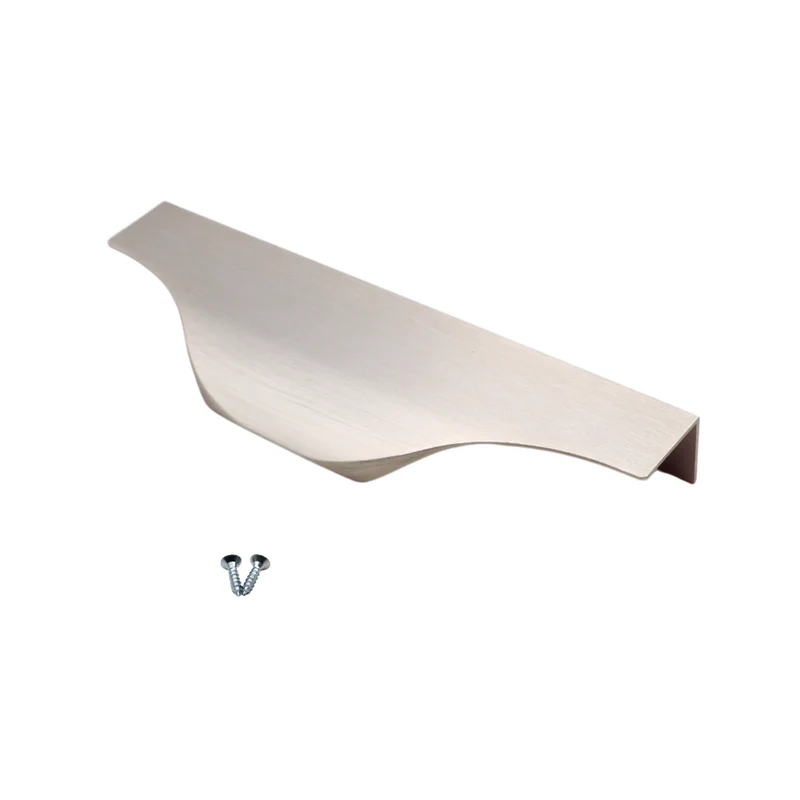 Griffleiste Kantengriff UFO 128mm (148mm Gesamtlänge) - Gebürsteter Edelstahl