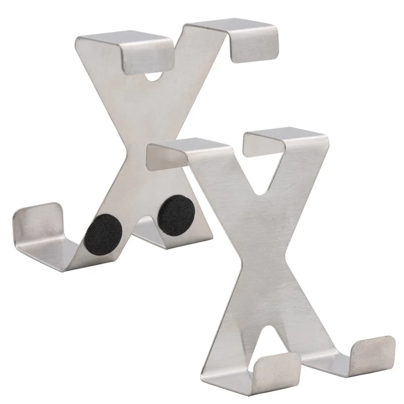 2x Türhaken Türgarderobe Kleiderhaken Bad Tür Universal Edelstahl Haken Set