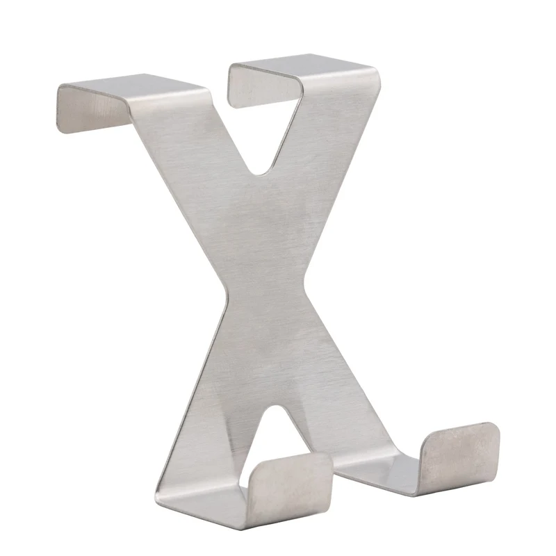 2x Türhaken Türgarderobe Kleiderhaken Bad Tür Universal Edelstahl Haken Set