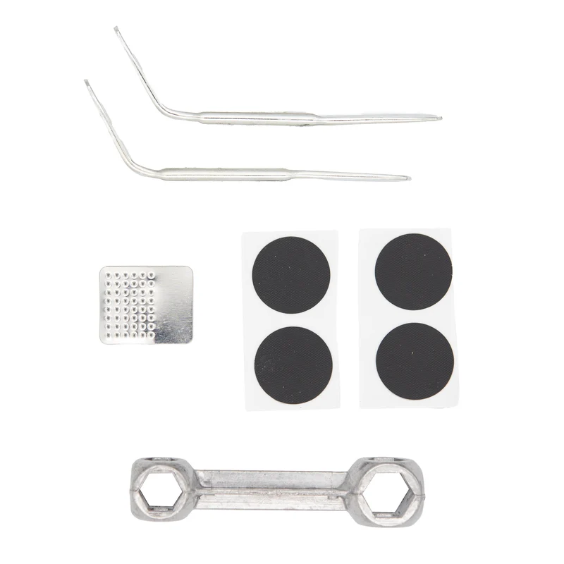 Fahrrad Reparaturset Reifen Reparatur Flicken Set 10-teilig mit Werkzeug