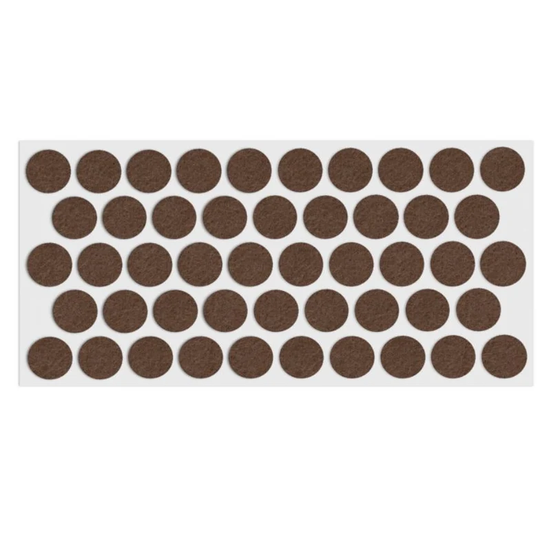 Selbstklebendes Filzpad Ø20mm Braun