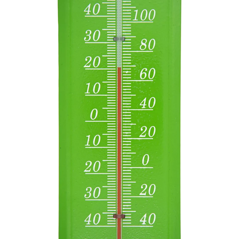 Thermometer Innenthermometer Außenthermometer Balkon Innen Außen Metall Groß XL