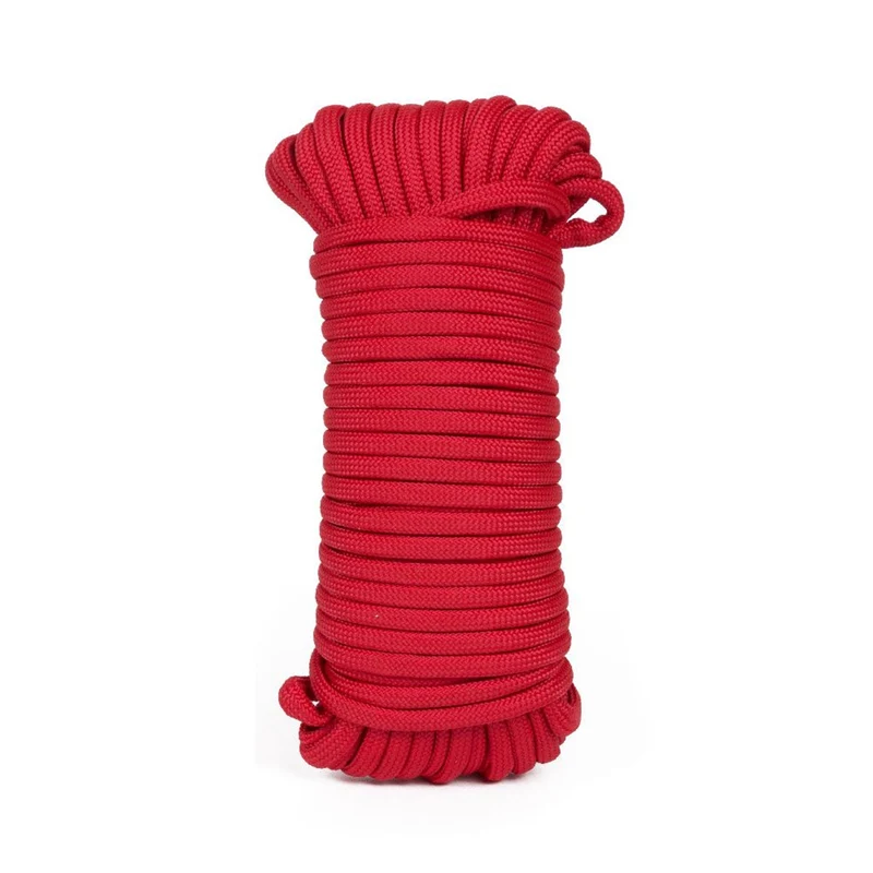 2x Paracord Campingseil Survival 15m Outdoor Fallschirm Schnur Leine Seil Rot