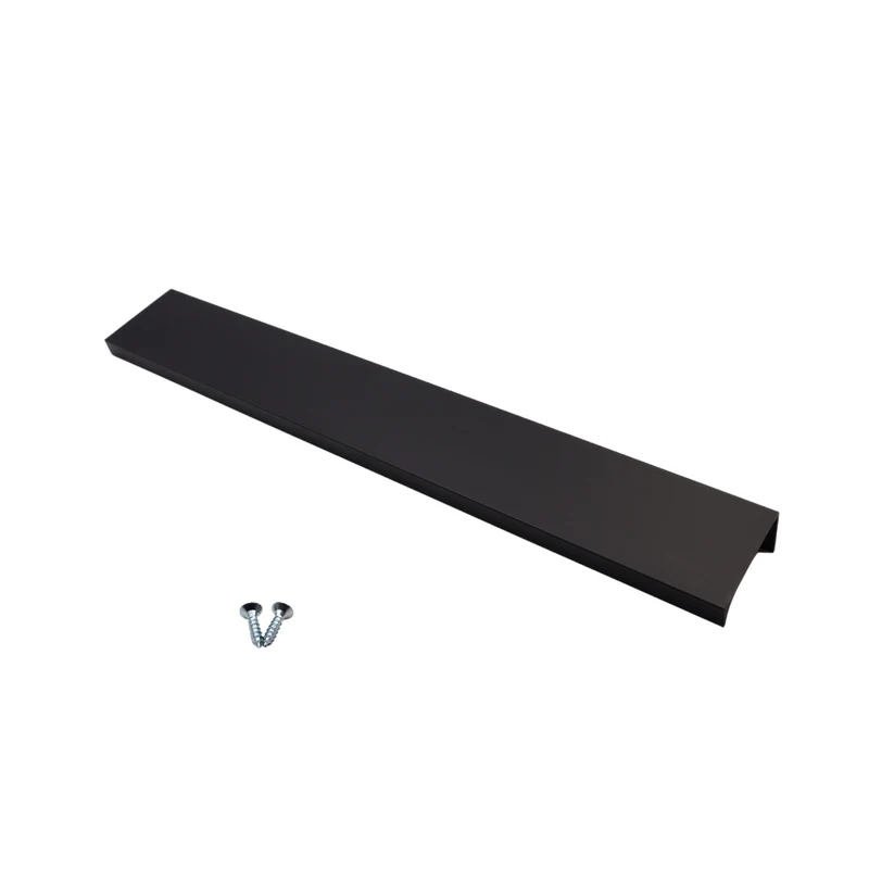 Griffleiste Kantengriff 256mm (276mm Gesamtlänge) - Schwarz