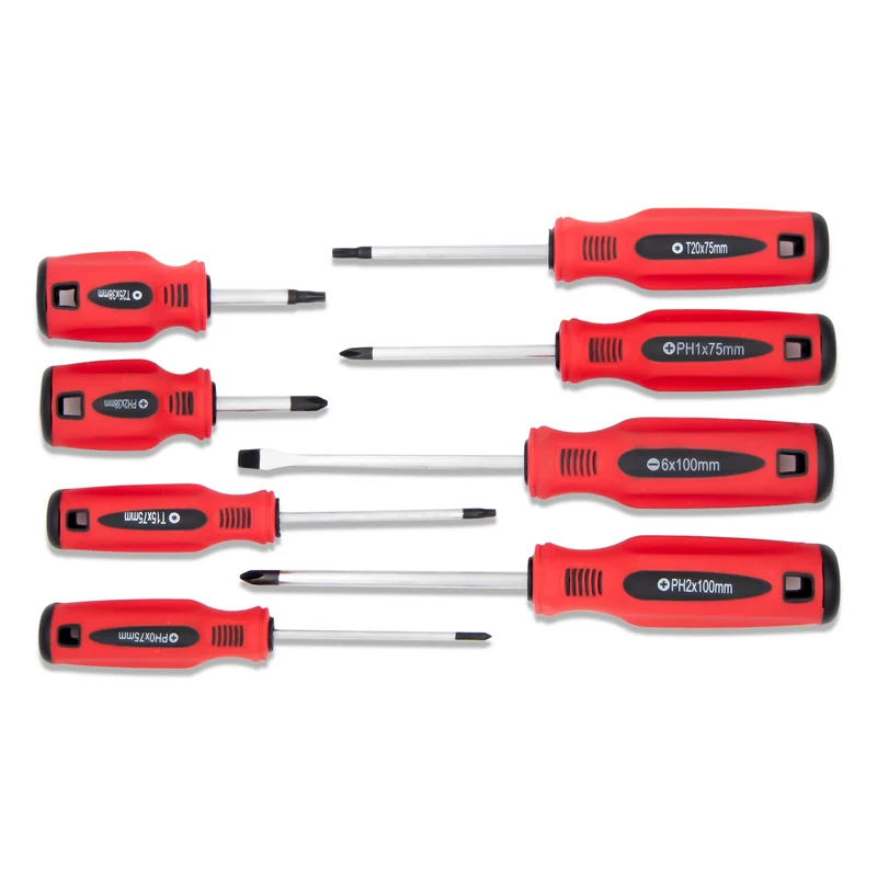 Schraubendreher Schraubenzieher Werkzeug magnetisch Schlitz Kreuz Torx Set 8tlg