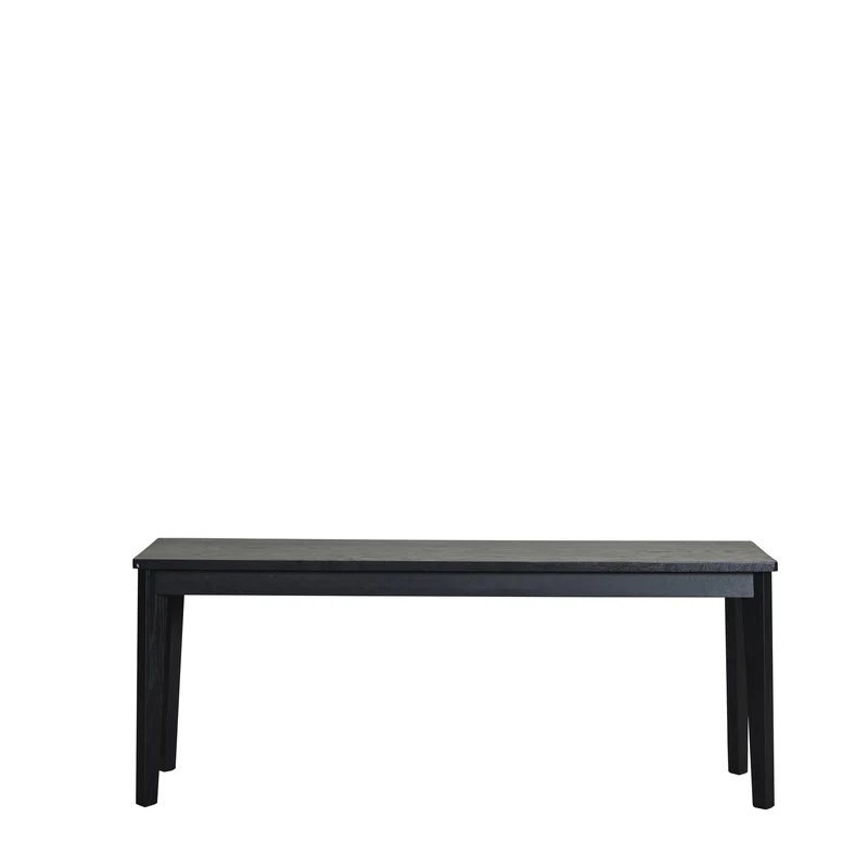 Ellie Bank L120*H45*W30 schwarz Eiche