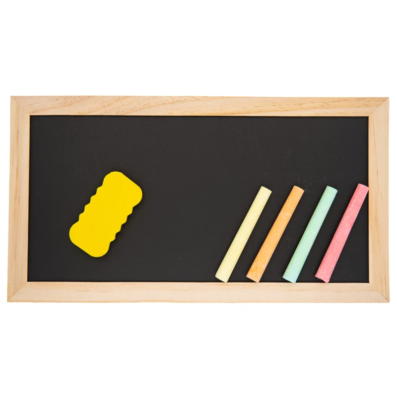 Kreidetafel Schreibtafel Schultafel Kindertafel Kreide-Tafel-Set Mini Kreide Schwamm