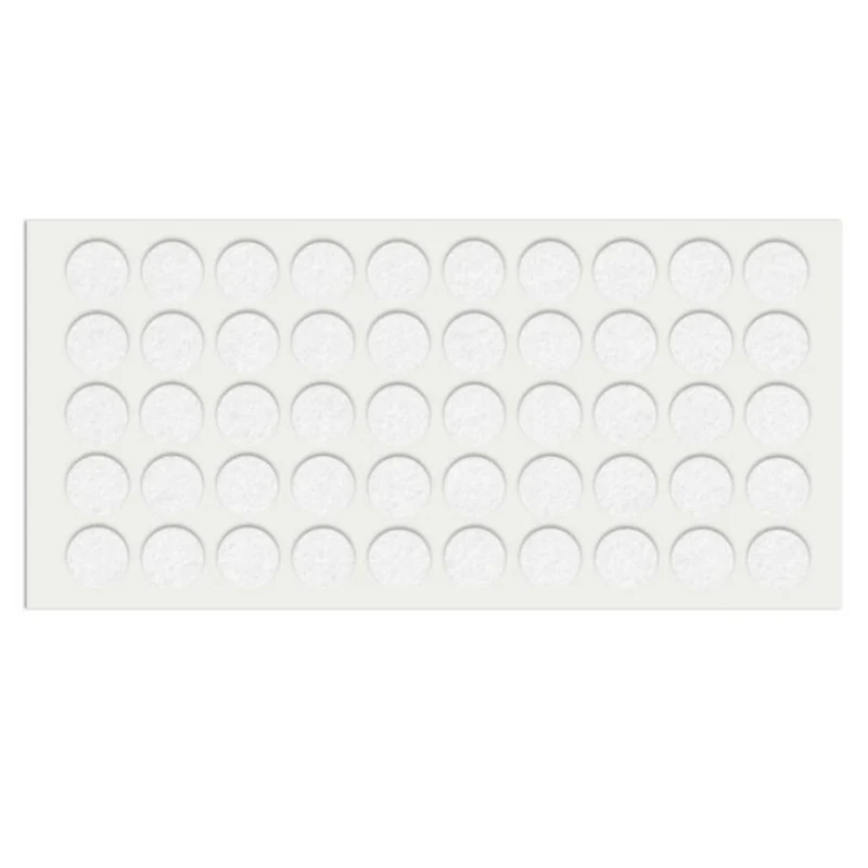 Selbstklebendes Filzpad Ø18mm Weiß