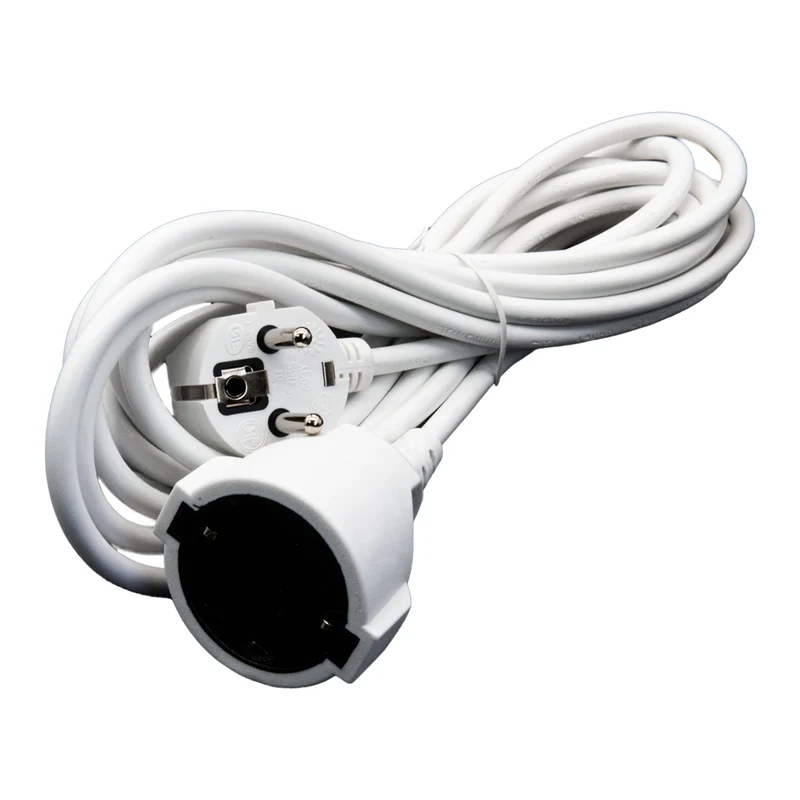 Verlängerungskabel Stromkabel 3-20 Meter Kabel Euro Schuko Stecker Verlängerung