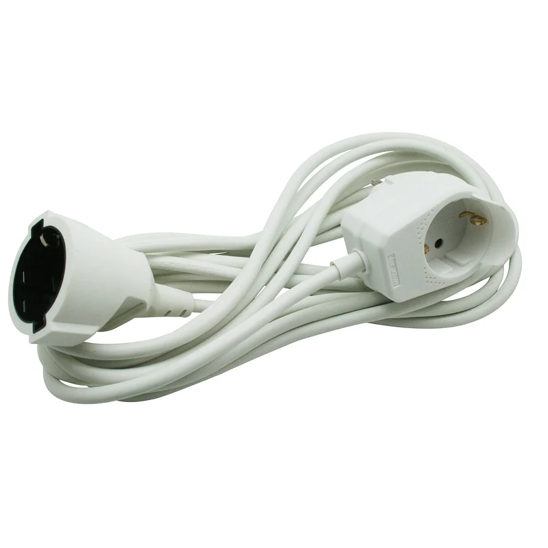 Verlängerungskabel Stromkabel 3-20 Meter Kabel Euro Schuko Stecker Verlängerung