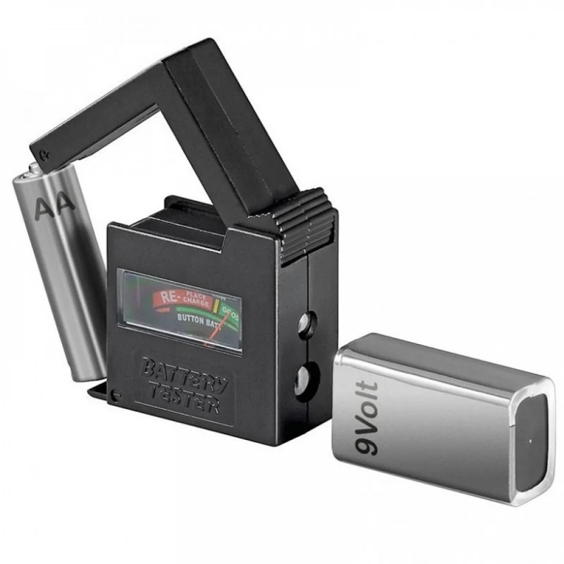Batterietester Batterieprüfer Akkutester Batterie Knopfzellen Tester Prüfgerät Testgerät Universal