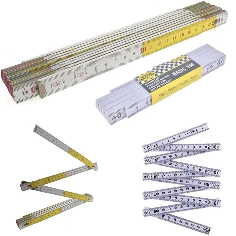 Zollstock Gliedermaßstab Maßstab Meterstab Maßband 1m / 2m