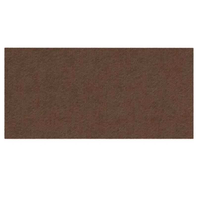 Selbstklebendes Filzpad 120x240mm Braun