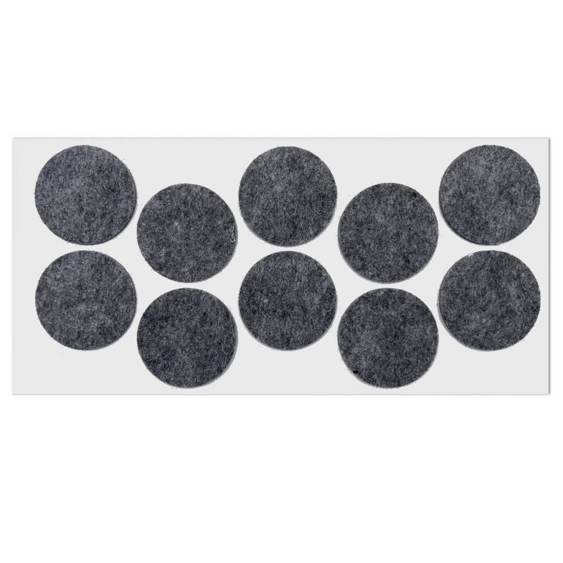 Selbstklebendes Filzpad Ø45mm Grau