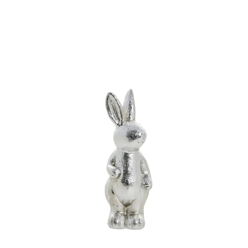 Sesinia Hasen-Dekoration H15,5 Silber