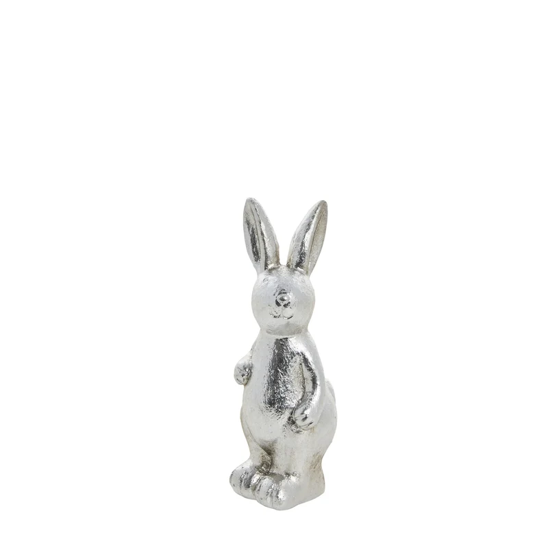 Sesinia Hasen-Dekoration H15,5 Silber