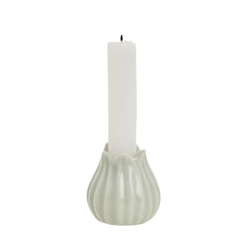 Dealie Blumenkerzenständer H6 L. Grün