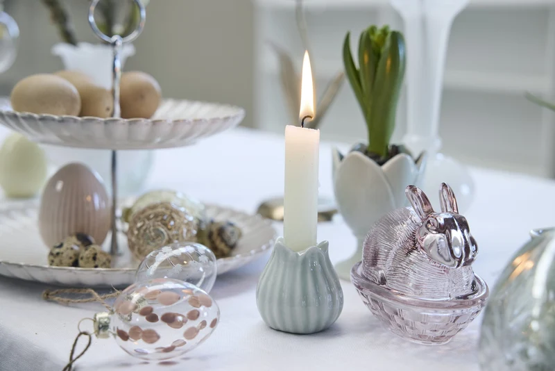 Dealie Blumenkerzenständer H6 L. Grün