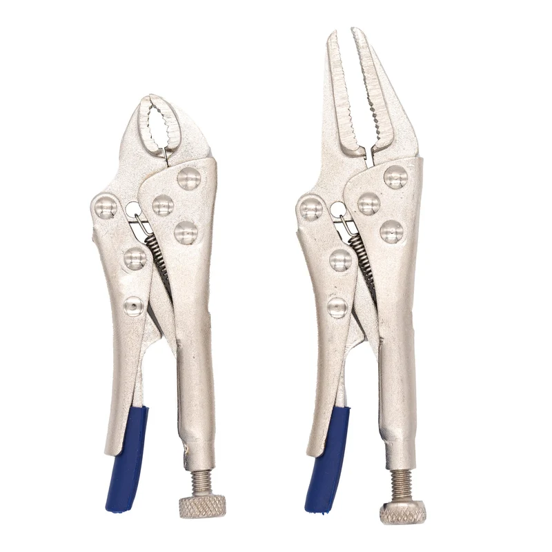 2x Gripzange Langbeckzange Verriegelungszange Festellzange Schweißer Zange Mini Set