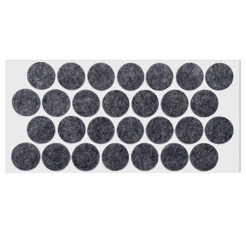 Selbstklebendes Filzpad Ø28mm Grau
