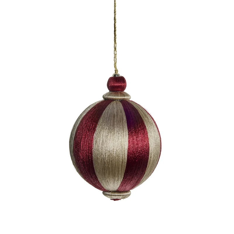 Agnes Dekoration H12 cm. dunkle rot