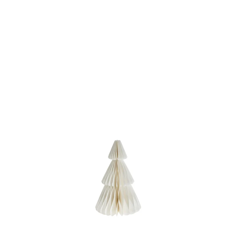 Poelle Dekoration H15 cm. gebrochenes weiss