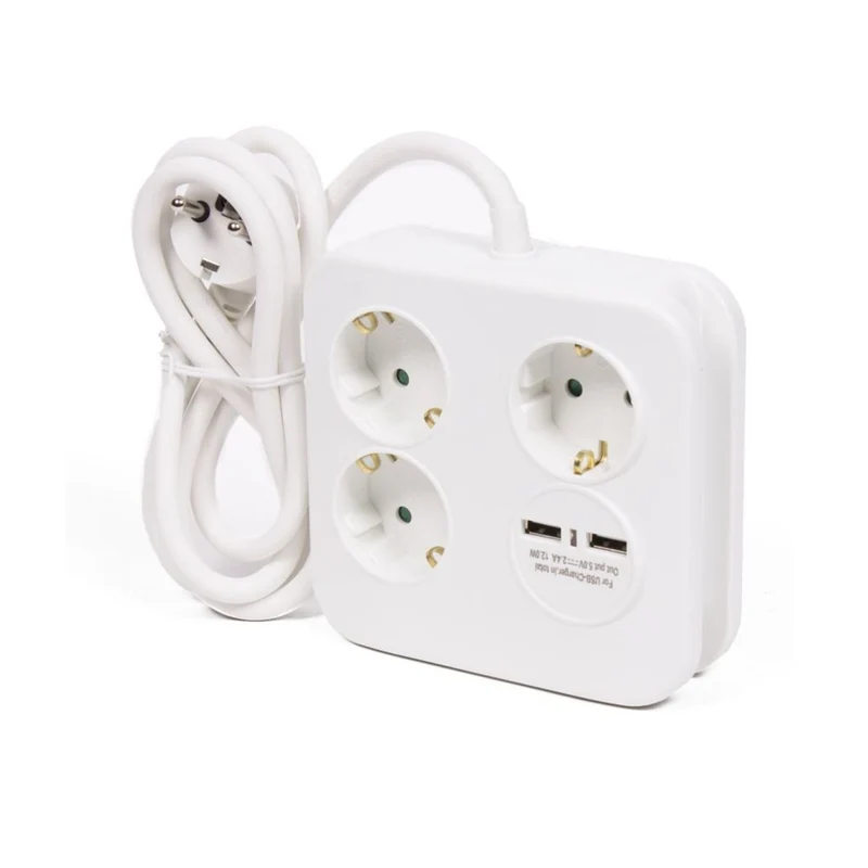Steckdosenleiste Steckerleiste Mehrfachsteckdose Mehrfachstecker 3 4 6 8 fach USB