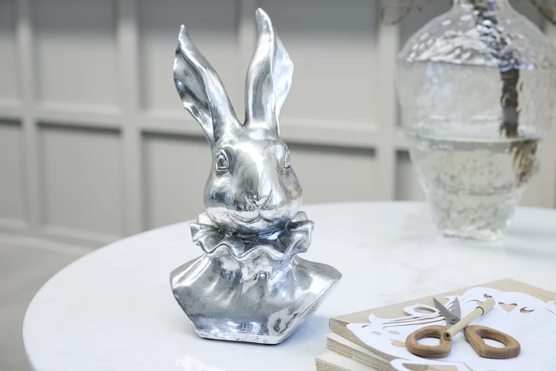 Siselle Hasendekoration H33 Silber