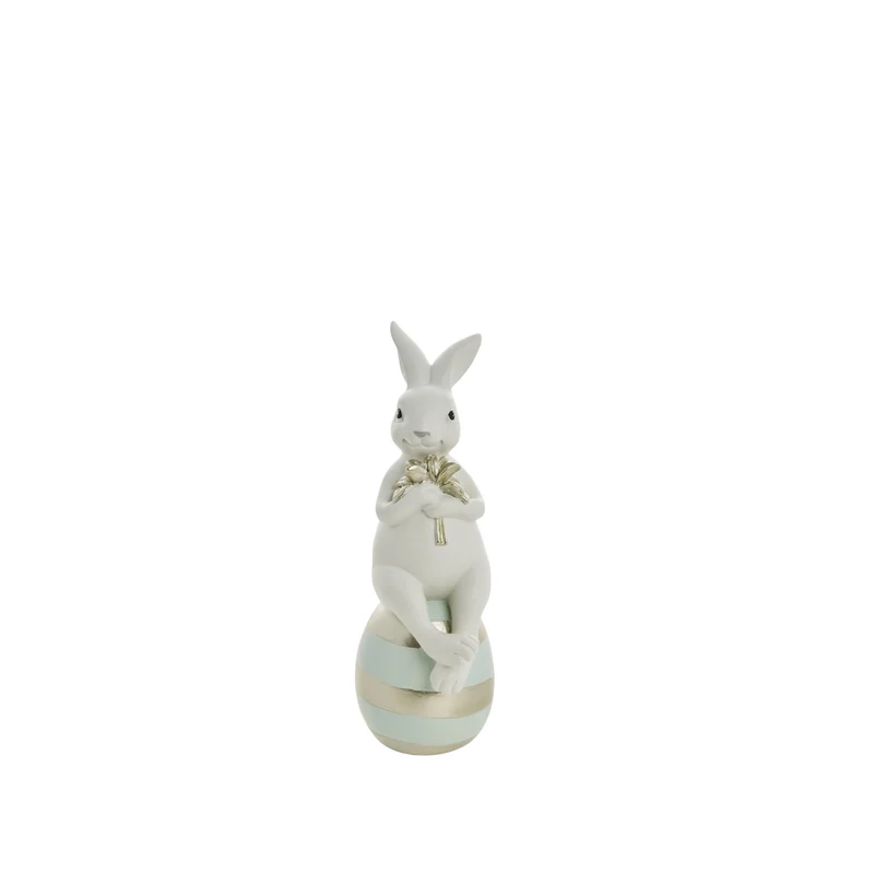 Sevinna Hasenfigur H20,5 Weiß/Hellgrün