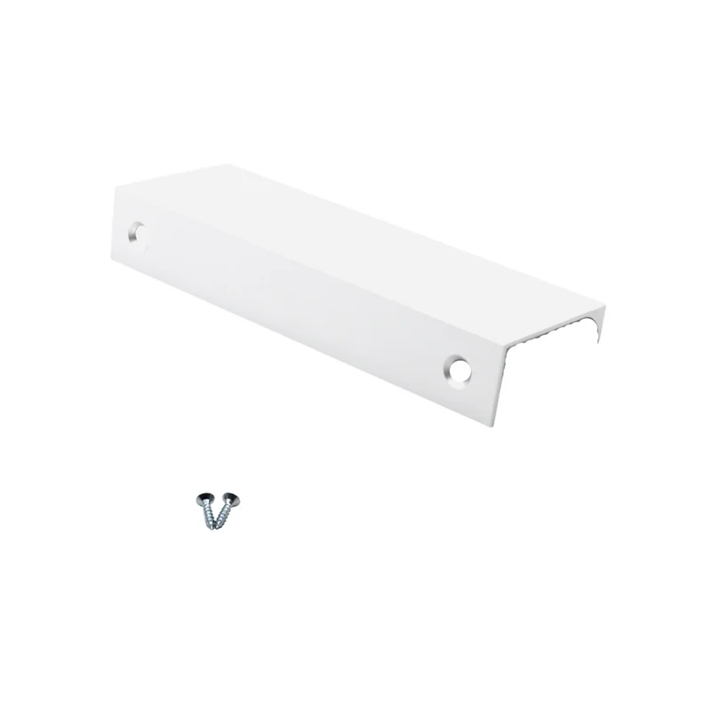 Griffleiste Kantengriff 96mm (116mm Gesamtlänge) - Weiss