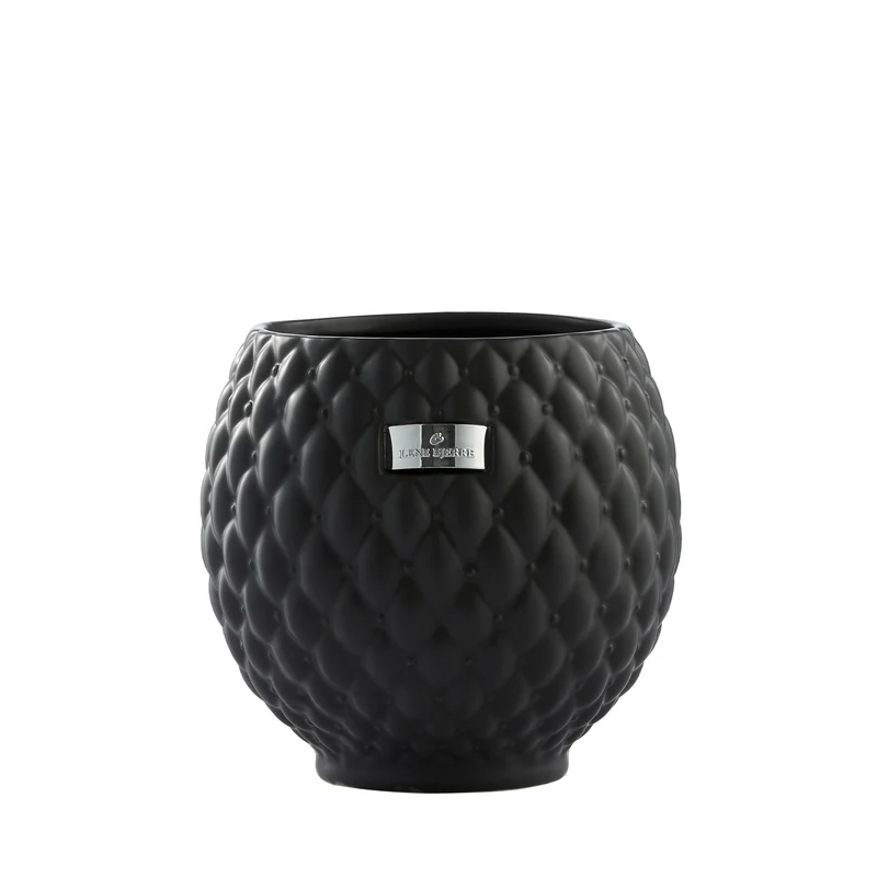 Rosabina Topf H19 cm. schwarz