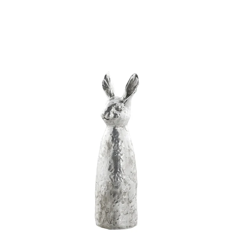 Sekoua Dekoration Polyresin Silber